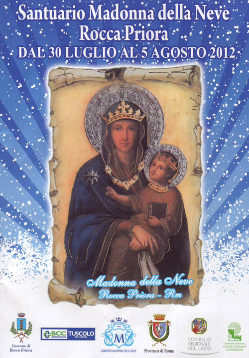 Festa Madonna della Neve - Rocca Priora