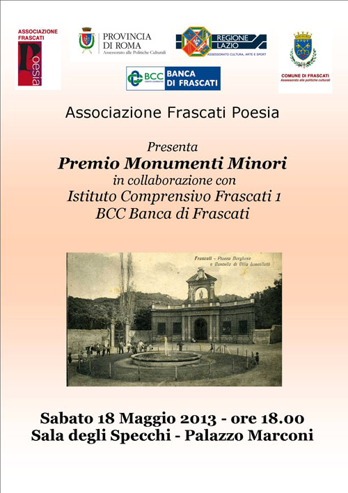 Premio monumenti minori Frascati