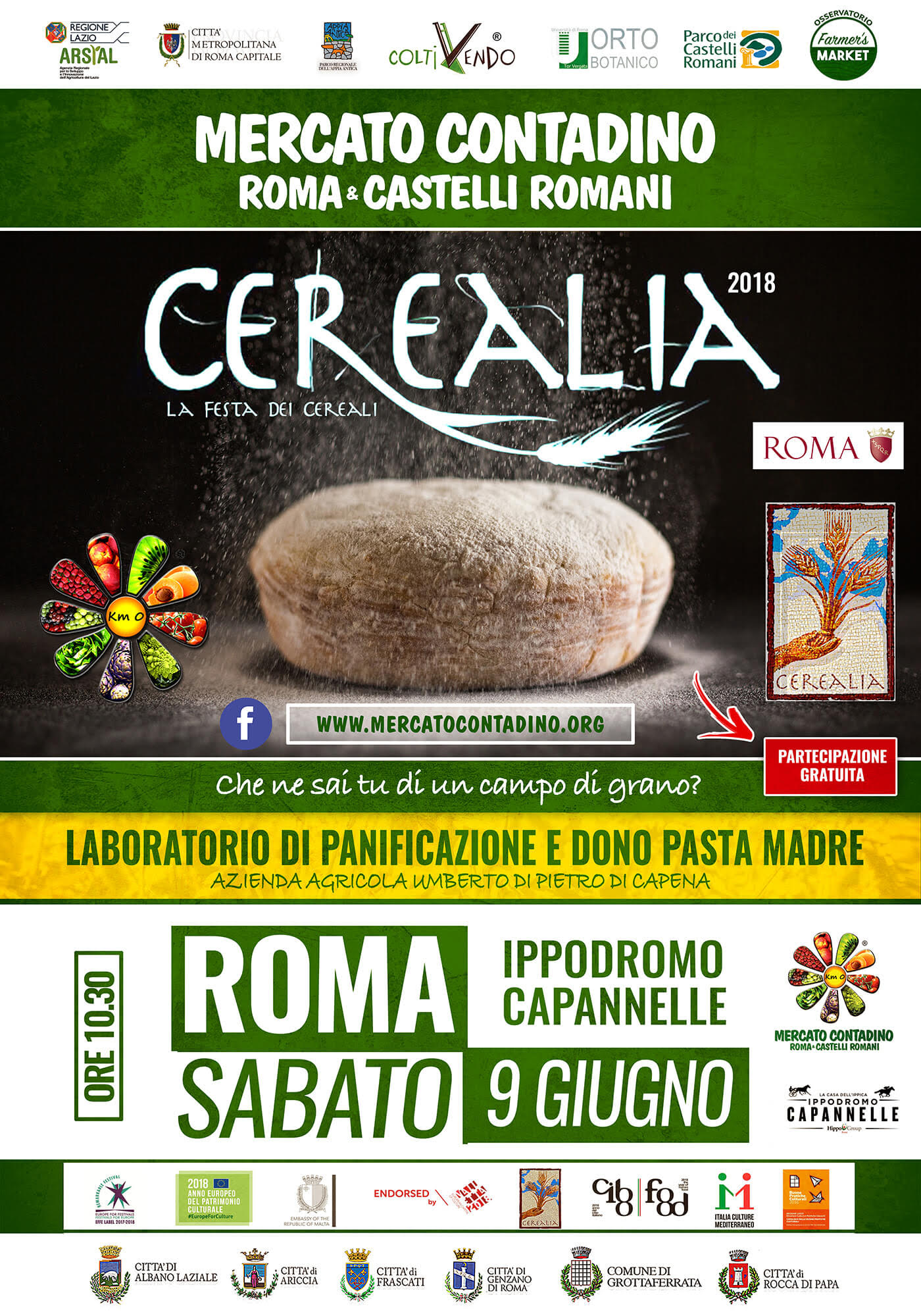 Festival Cerealia al Mercato Contadino Roma e Castelli Romani