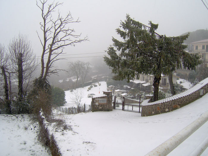 Neve a Rocca Priora - Castelli Romani