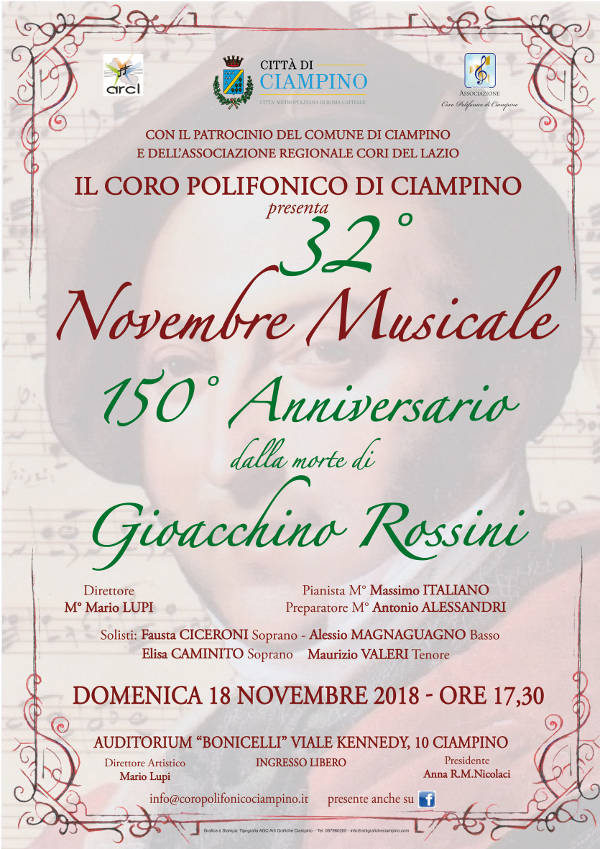 Coro Polifonico di Ciampino domenica 18 novembre