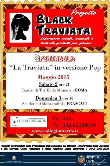 Black Traviata - La Traviata in versione Pop a Frascati 3 Maggio 2015