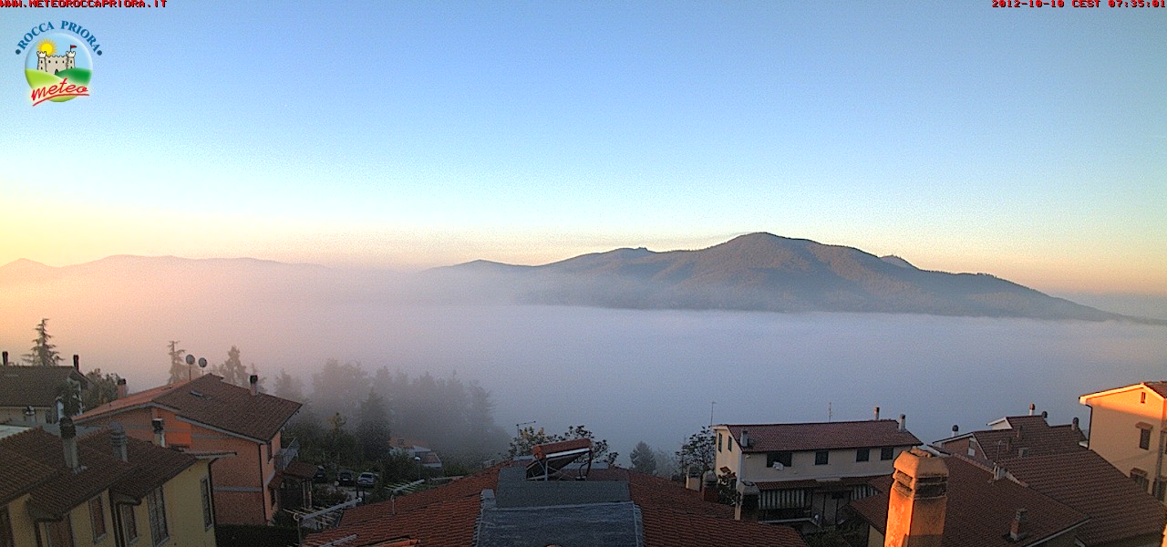Il lago di nebbia del 10 Ottobre 2012