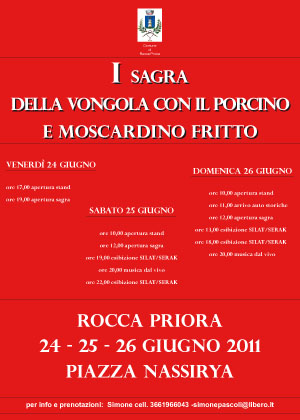 Sagra della vongola porcino e moscardino fritto