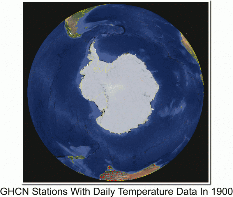 Stazioni meteo Nasa con dati di tutto il 900 Antartico