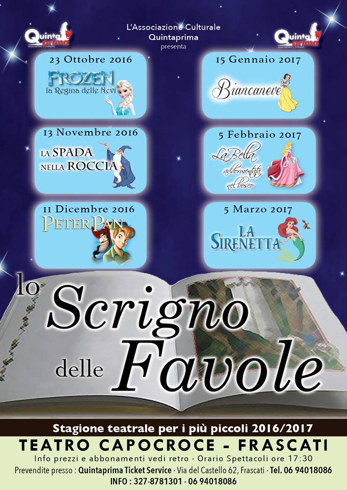 Lo Scrigno Delle Favole a Frascati il teatro per bambini