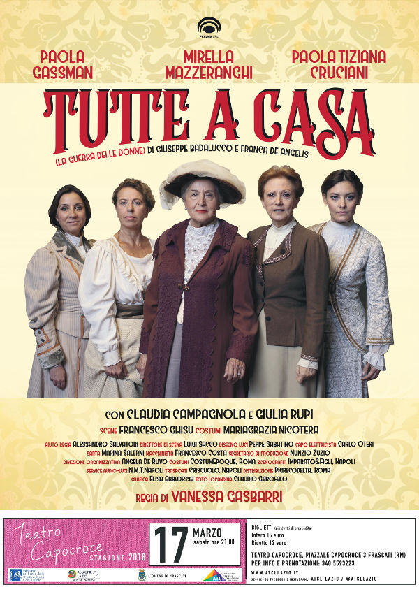 Frascati stagione teatrale 2018 Teatro Capocroce