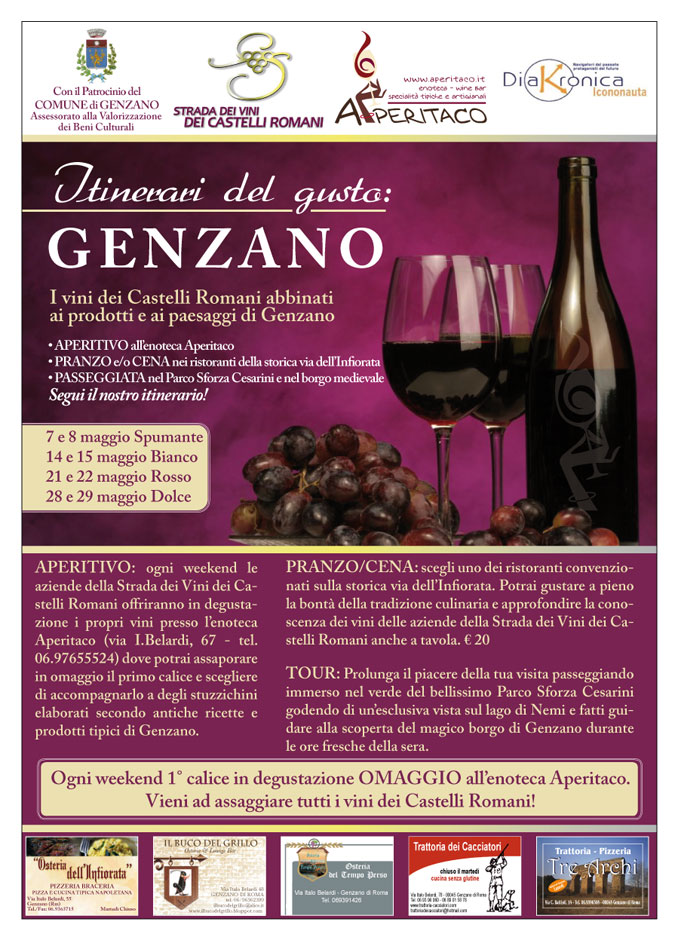 Itinerari del gusto a Genzano di Roma